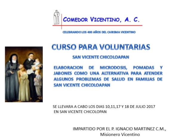 Curso en pro-salud San Vicente Chicoloapan